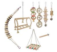 Bird Tears Puzzle Perch Toy Bird Cage Chewing Toy Latin Standing Toy Small Bird Cage Decorative Bird Supply