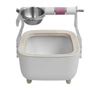 Bird Toilet Stand - Grinding Station | Feeding Cup for the | Desktop Bird Climbing Stand, Parakeet Exercise Perch for Train