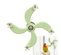 Bird Toy - 3D Printed Material 14x14x4cm | Interactive Game for Biting and Exercise with Rotating Windmill, Mental Stimulation, Beak Exercise, Cage Play, Toys for Small Birds | Home