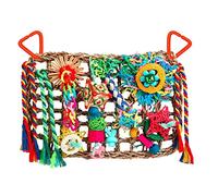 Bird Toy Bird Cage Toy Foraging Basket For Cockatiels Chewing Net