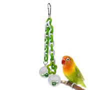 Bird Toy - Chewable Parrot Toy | Interactive Climbing Bird Toys with Colorful Beads Macaw Toys for Cockatiel, Conure, Chicken, Macaw, Cockatoo, Quaker, Lovebird, Anima