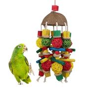 Bird Toy for Parrots, Pet Safe Bite Resistant - Biting Toy for Parakeet Cages | for Various Bird Species such as Macaw Sparrows Parakeets