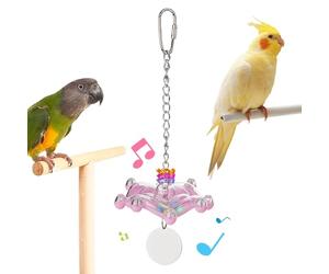 Bird Toy - Includes Chew Redding Feeder Toy for Mental Stimulation Durable Bird Rope Perch Bird Rope Perch Ideal for Climbing, Playing and Promoting the Natural Name