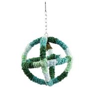 Bird Toy Parrots Resting Toy Birdcage Standing Swing Small Birds Cage Plush Perch Toy With Bells For Lovebirds Conures Bird Standing Perch