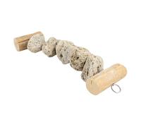 Bird toy pendant with lava stones Duvoplus