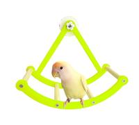 Bird Toy Perch - Bird Perches For Cage, Interactive Rocking Birds Perch Toy, Wooden Sparrow Exercise Wheel, Exercise Wheel Cockatiel Toys For Macaws Parakeet Lovebird Conures Cockatiels