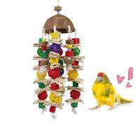 Bird Toy, Pet Safe, Scratch-Resistant, Colourful, Bird Cage Toy, for Various Bird Species such as Macaws, Sparrows, Parakeets, Wedge Tail Parakeets