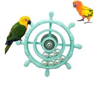 Bird Toy Rotary Wheel, Fun Interactive Chew Toy for Activity, 360 Degree Rotating Toy for Birds, for Activity on the Pole for Gnawning and Movement