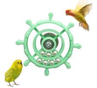 Bird Toy Rotary Wheel, Interactive Play Wheel, 360 Degree Rotating Toy for Birds, for Activity and Nibbling for Pets such as Small Birds and Rodents