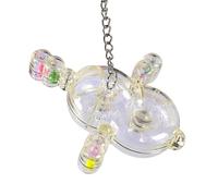 Bird Toy Spinner Rotating Feeder Parrots Feeding Station Toy Clear Designs For Various Small Bird And Budgies Grinding