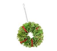 Bird Toy Tearing Game Chewing Toy Loofah Wreath For Teeth Grass Cage Hanging Pet Grinding Teeth Hanging Bird Cage Accessories