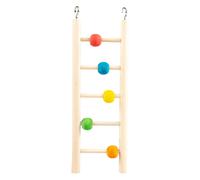Bird toy with wooden ladder and beads Duvoplus