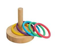 Bird Toys- Colorful Stacking Rings, Small Sun Ring Training Toy, Interactive Bird Ring Puzzle Game | Cockatiels Interactive Toy | For Parrot Parakeet Conure Canary Lovebird Cockatoo