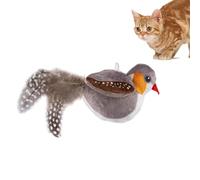 Bird Toys for Cats | Simulated Chirping Cute Toy,Interactive Flying Bird Toy - for Mental Stimulation Physical Exercise Boredom Relief Indoor Kitten Exercise Birthday Christmas Easter Home Apartment