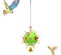 Bird Toys for Conures, Bird Toys for Parrots - Colorful Planet Design Chewing Toy | Boredom Forager Ball with Bell Cage Accessories for Playground and Birthday