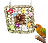 Bird Toys For Conures - Colorful Natural Bird Cage Toys | Small Animal Accessories For Playground Standing Climbing Foraging Training Inside Cage Outdoor Aviary Home