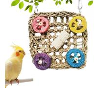 Bird Toys For Conures - Natural Cockatiel Toys - Small Animal Accessories For Playground Standing Climbing Foraging Training Inside Cage Outdoor Aviary Home