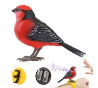 Bird Toys for Kids | Bird Figure Toys - Desktop Realistic Talking Electronic Pet for Sensory Play Birthday Outdoor Room Decor Party Favors Kindergarten