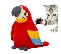 Bird Toys for Kids | Chirping Bird Cat Toy with Flapping Wings and Music,Electronic Realistic Plush Animal for Kids Pets Party Play Desk Decoration Holiday Shelf