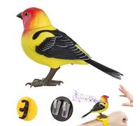 Bird Toys for Kids | Electric Singing Bird | Electronic Pet Cute Desktop Realistic for Talking Interaction Toddler Outdoor Travel Waiting Room