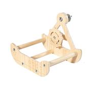 Bird Toys for Parakeets Fun Natural Wooden Pirate Ship Wheel