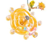 Bird Toys for Parakeets - Interactive Fun Rotating Wheel,Lovebird Toys,for Canary Lovebird Macaw Cockatoo Quaker Pigeon Cockatiel Conure