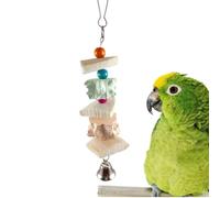 Bird Toys for Parakeets - Natural Bird Beak Grinding Stone | Pet Cage Supplies for Chicken Conure Indoor Outdoor Yard Balconies Garden Playground Patio Courtyard