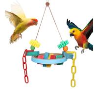 Bird Toys for Parakeets - Parrot Chew Toys,Multi-Colored Blocks, Suitable for African Gray Parrots, Small and Medium-Sized Macaws Chewing, Exercise The Beak