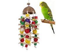 Bird Toys for Parrots - Colorful and Bite-Resistant | Cage Parakeet Bite Toys | for Macaws, Sparrows, Parakeets, Conures, Cockatiels and Diamonds