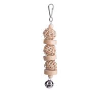 Bird Toys For Parrots, Natural Wood Rattan Ball For Birds, Bird Training Toys For Small, Medium, Large Birds, Suitable For All Kinds Of