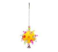 Bird Toys for Parrots,Parakeet Colorful Bird Toys | Relief Boredom Cage Accessories Training Forager Ball with Bell for African Grey