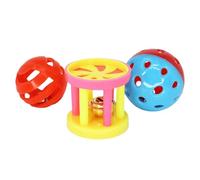 Bird Toys, Hanging Bell Parrot Cage Swing Climbing Perch Ladders Medium to Large Wooden Perch These Bird Chew Toys are the ideal choice for you.They will keep your