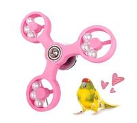 Bird Toys, Parrot Rotating, Parakeet Toy, Cockatiel Toys Spinner Wheel, Interactive Cockatiel Sensory Cage Toy for Entertainment Exercise Enrichment Cockatoo Boredom Relieving Play, Cockatiels