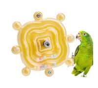 Bird Toys - Rotating Wheel Entertainment Accessory, Boredom Relief Activity Spinner, Interactive Enrichment Plaything for Lovebirds Finches Parakeets Cockatiels | Companion Aviary Habitat Decor for Li