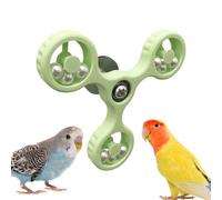 Bird Toys, Rotating Windmill for Bird Cage - Chew Accessory for Birds - for Enrichment and Fight Against the Boredom of Parakeets, Cockatiels, Lovebirds and Aras