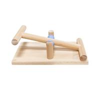 Bird Toys - Wood Seesaw for Birds - Tabletop Parakeet Play Exercise Training Tool, Interactive Balance Toy for Cockatiels Lovebirds Macaw