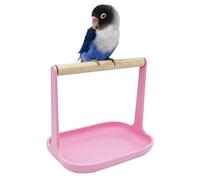 Bird Training Stand, Bird Perch for Cage | Stable Training Pore Non Slip Removable,Toys for Establish Portable Design for Ornithologists Research