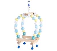 Bird Training Stand Portable Tabletop Lightweight Parrot Perch With Small-Bell For Small Parakeets Finches