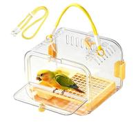Bird Transport Box, Carry Cage with Drinker, Transport Cage, for Trainers, Volunteers, Travellers, Veterinarian Visits, Short Trips, Removals, Walks
