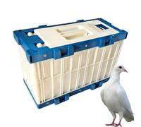 Bird Transport Box Travel Cage Breathable Pigeons Transport Container Breathable Small Bird Cage with Lock for Transport, Training, Bird Competitions, Outdoors, Budgies, Cockatiels