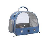 Bird Transporter Pouch - Oxford Fabric Carrier, Avian Bag Bundle Enclosure | Animal See Through Ventilated Journey Enclosure, Parakeet Enclosure with Standing, Bird Knapsack Enclosure for Macaws