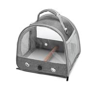 Bird Travel Backpack Cage, Bird Carrier Travel - Parakeet Perch Carrier Bag, Foldable Parrot Cage Travel Carry Bag for Parakeets, Parrots, Birds, Rabbits