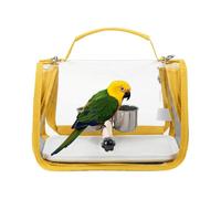Bird Travel Box - Bird Backpack with Perch for Transport, Parakeet Carrier Bag, for Sun Parakeets, Budgies, Cockatoos, Cockatiels, Camping, Road Trip, Holidays