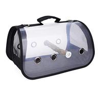 Bird Travel Cage, Easy-to-Carry Transparent Bird Cage for Parakeets, Environmentally Friendly PVC Design, Suitable for Birds, Cats, Dogs, and Rabbits