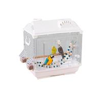 Bird Travel Cage - Iron,Cockatiel Cage With Food Box,Lightweight Breathable | Escape-Proof, Perch Water Bottle,for Indoor Camping Outdoor Home Canaries Lovebird Conures