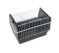 Bird Travel Cage, Portable Small Animal Carrier with 2 Feeders, Bird Carrier Accessories For Cockatiels, Medium Parrots & Budgies