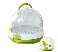Bird Travel Carrier 18x18x16cm Clear Bird Parrot Transport Cage Breathable Small Bird Carrier Travel Bag For Parrot Parakeet Small Animals For Travel Hiking Camping