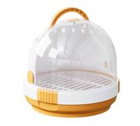 Bird Travel Carrier 18x18x16cm Clear Bird Parrot Transport Cage Breathable Small Bird Carrier Travel Bag For Parrot Parakeet Small Animals For Travel Hiking Camping