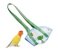 Bird Travel Carrier Bag, Breathable Adjustable Escape-Proof Outdoor Harness Vest for Small to Medium Parrots, Cockatiel,Budgie Vet Visits and Outdoor Trips