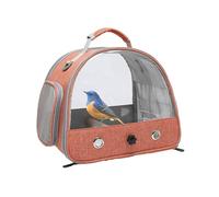 Bird Travel Carrier - Bird Carrier Bag, Bird Travel Backpack Cage, Adjustable Parakeet Carry Bag, Foldable and Removable Travel Bag for Birds, Hamsters, Small Pets and Rabbits